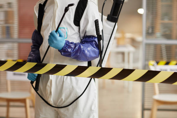 Professional Blood Cleanup technician working in Oldwick, NJ